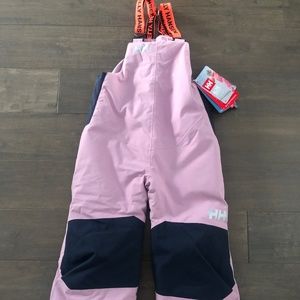 NWT Helly Hansen toddler insulated snow pants